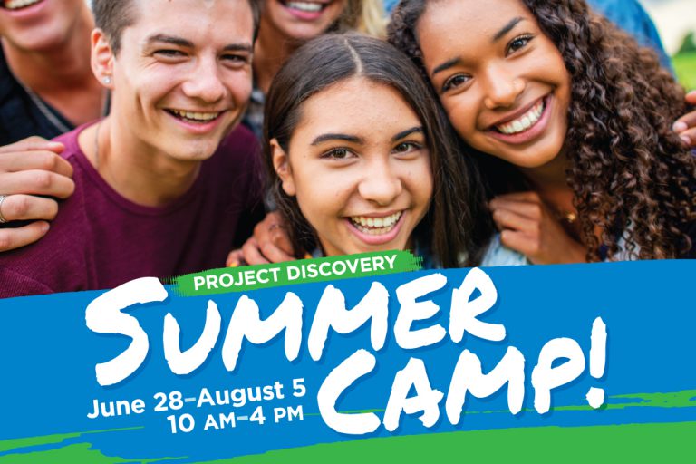 Project Discovery Summer Camp: June 28 - August 5 - Tap